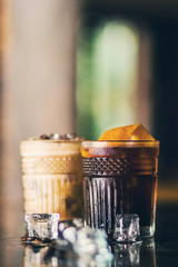 cold coffee cocktails