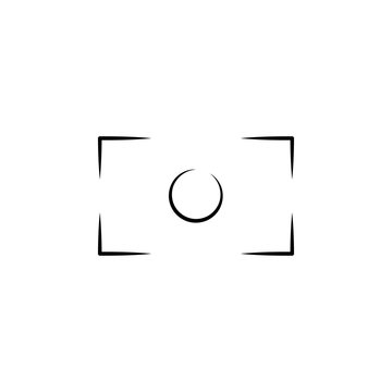photo fraime outine logo style icon. Element of photo icon for mobile concept and web apps. Outline photo fraime icon can be used for web and mobile