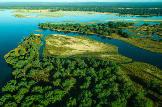 Sambesi Flussdelta South Luangwa NP Sambia