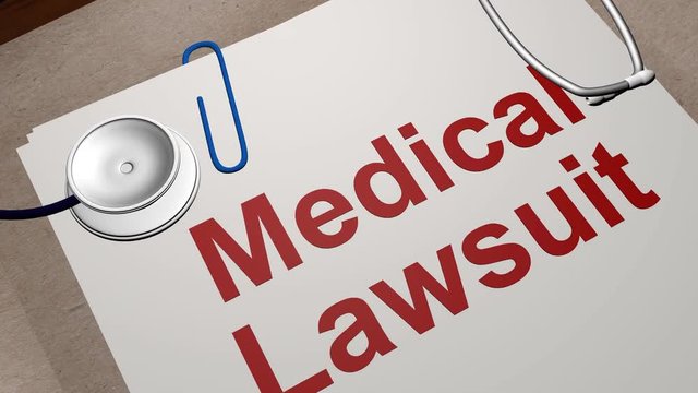 Medical Lawsuit healthcare concept