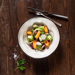 fresh vegetable salad
