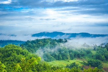 Mountain in Rural Area of Thailand