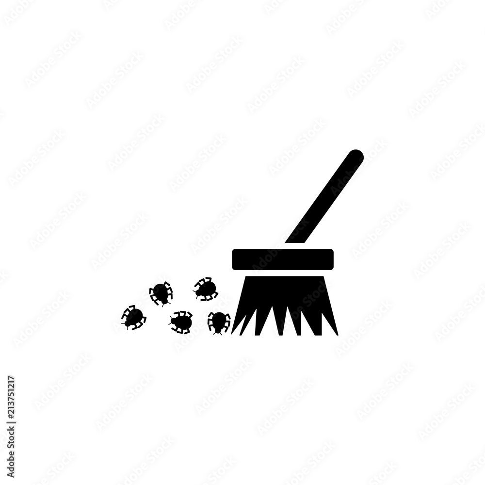Poster purge icon. element of cybersecurity icon for mobile concept and web apps. glyph style purge icon ca