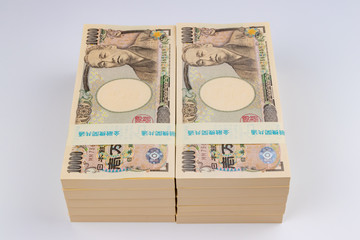 札束　1万円札　財産イメージ