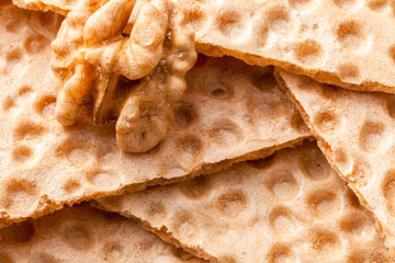 walnut on the bread