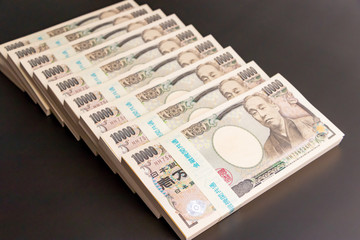 札束　1万円札　財産イメージ