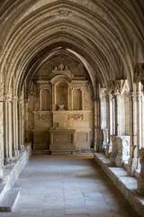 Romanesque Cloisters Church of Saint Trophime Cathedral in Arles. Provence,  France
