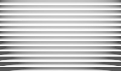 Abstract white paper horizontal lines texture and shadow background.