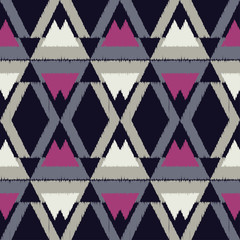 Fototapeta premium Ethnic boho seamless pattern. Traditional ornament. Geometric background. Tribal pattern. Folk motif. Textile rapport.