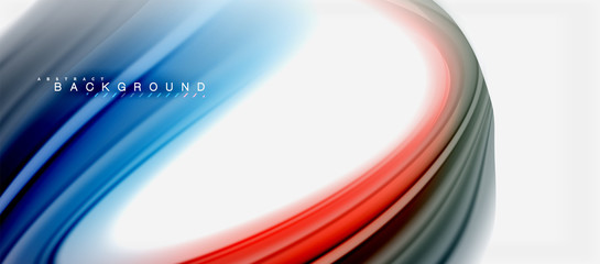 Rainbow fluid colors abstract background twisted liquid design, colorful marble or plastic wavy texture backdrop, multicolored template for business or technology presentation or web brochure cover