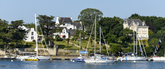 Sainte Marine, Combrit, rivière l'Odet, 29, Finistère, Bretagne