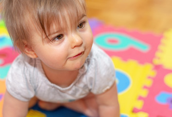 Portrait Of Cute Baby Girl 10