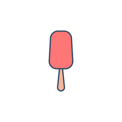 ice cream colored dusk style icon. Element of ice cream icon for mobile concept and web apps. Dusk style ice cream icon can be used for web and mobile