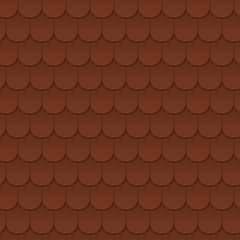 Seamless pattern background of the roof. The architecture of the exterior. Vector illustration.