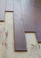 Breaking up a solid wooden floor