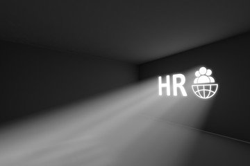 HR rays volume light concept 3d illustration