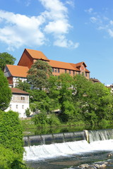 Die Werra in Bad Sooden-Allendorf