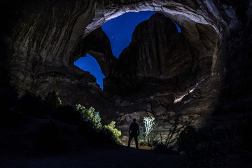 Hero Image At Double Arch In Utah's Arches National Park