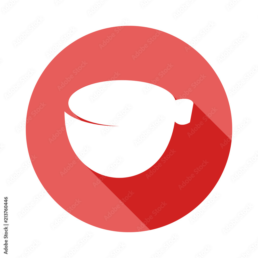 Poster bank of cream long shadow flat icon. element of barber icon for mobile concept and web apps. long sh