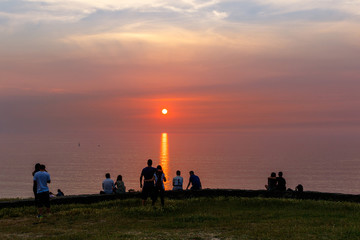 Barrika atardecer