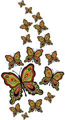 Border of Butterflies
