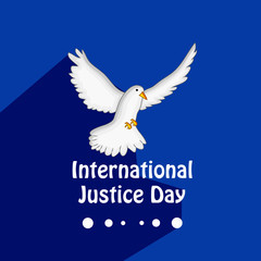 illustration of background for International Justice day background
