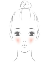 乾燥肌に悩む女性