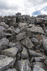 Huge stone formation on a hilltop
