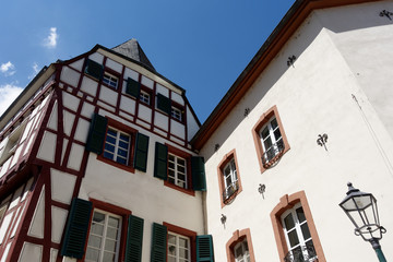 Naklejka premium Half-timbered houses in Germany.