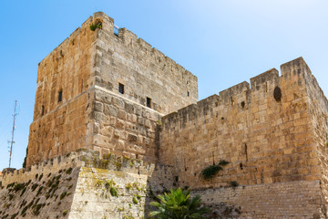 Fototapeta premium View on citadel inside old city