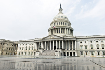 Fototapeta na wymiar United States Capitol Building east facade - Washington DC United States