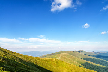 Amazing carpathian mountains