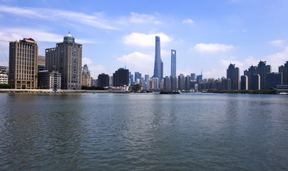 Fototapeta na wymiar Huangpu River. Shanghai