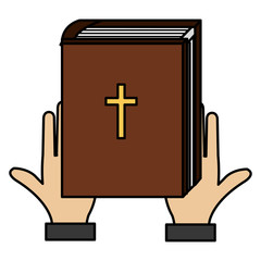 hands with holy bible