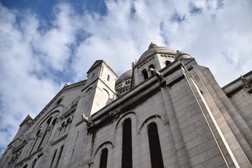 Paris sacre coeur closeup