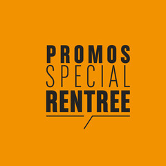 promo spécial rentrée
