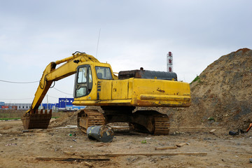 Obraz premium excavator