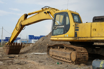 Obraz premium excavator