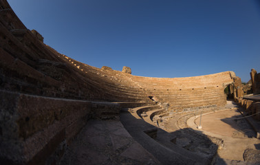 Roman Odeon in ancient Nikopolis Preveza Greece