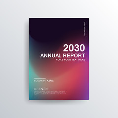 Colorful color brochure design, abstract cover design, iridescent background