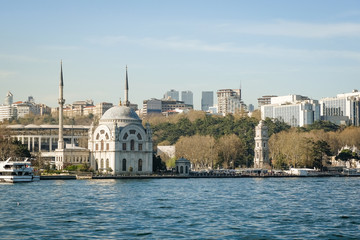 Fototapeta na wymiar The Dolmabahce Mosque. Istanbul, Turkey
