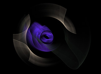 Abstract fractal turbine