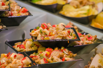 snacks from seafood.