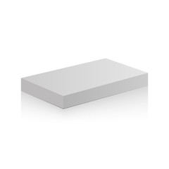 Blank box on white background. Vector illustration, eps10