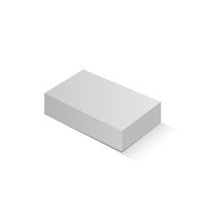 Blank box on white background. Vector illustration, eps10