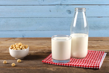 a bottle of milk