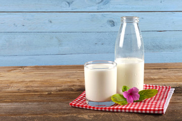 a bottle of milk