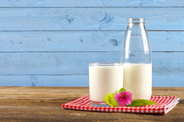 a bottle of milk