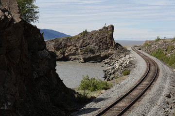 Alaskan Railroad South Anchhorage.