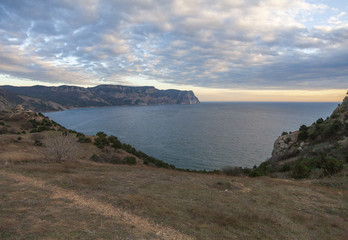 bay at sunset
